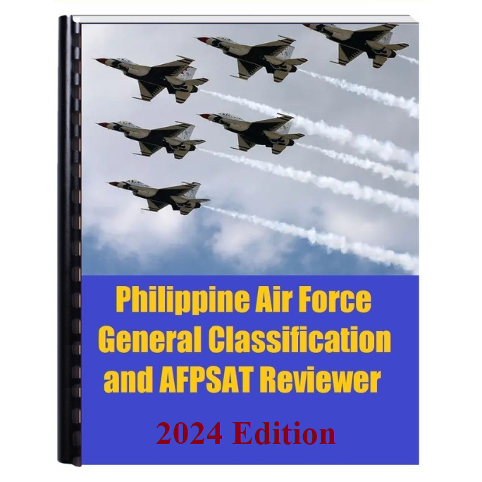 Philippine Air Force AFPSAT and General Classification Test Reviewer 2024 Shopee Philippines
