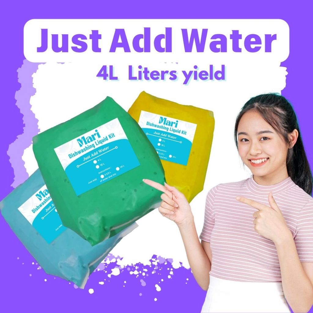 DIY Dishwashing Liquid Kit (4L yield) Ultra Sparkly Shopee Philippines