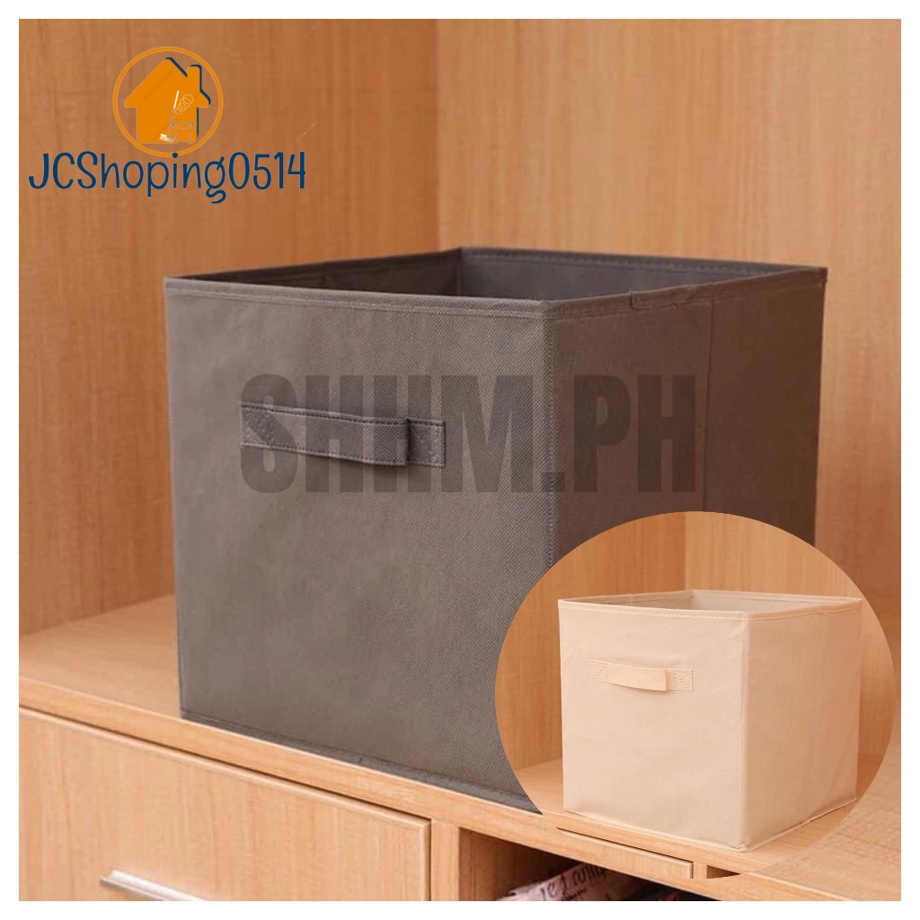 SHHM.PH 30x30x30cm Foldable Storage Box Organizer No Cover Closet Cubes