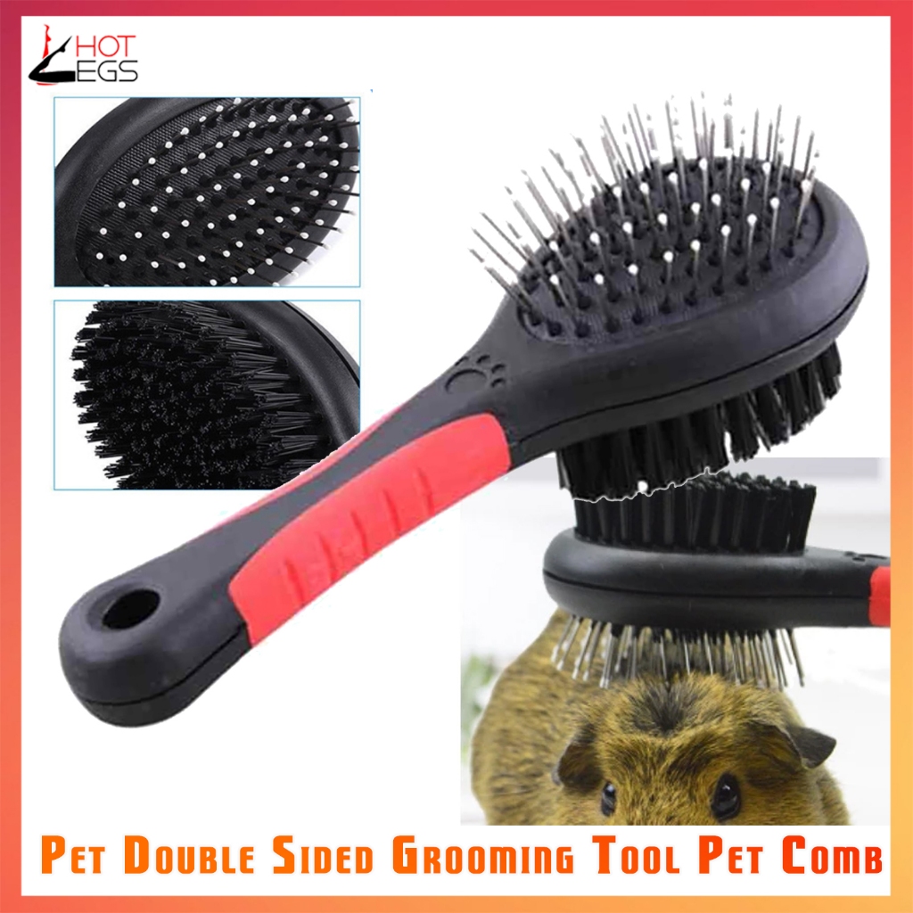 Dog Brush Double Sided Dog Comb Grooming Double Sided Dog Pin Bristle