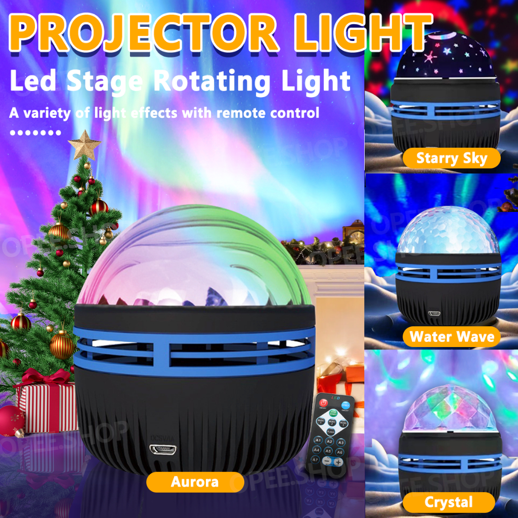 OPEE LED Star Projector Night Light Starry Sky Projector Aurora Light