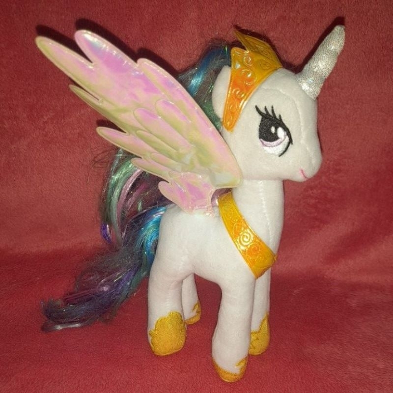 plush my little pony cut tag princess celestia spark 22cm Shopee