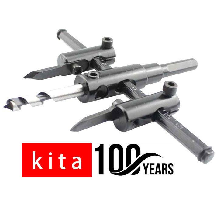 30120mm Adjustable Wood Circle Hole Saw Drill Bit Cutter DIY Tool Kit