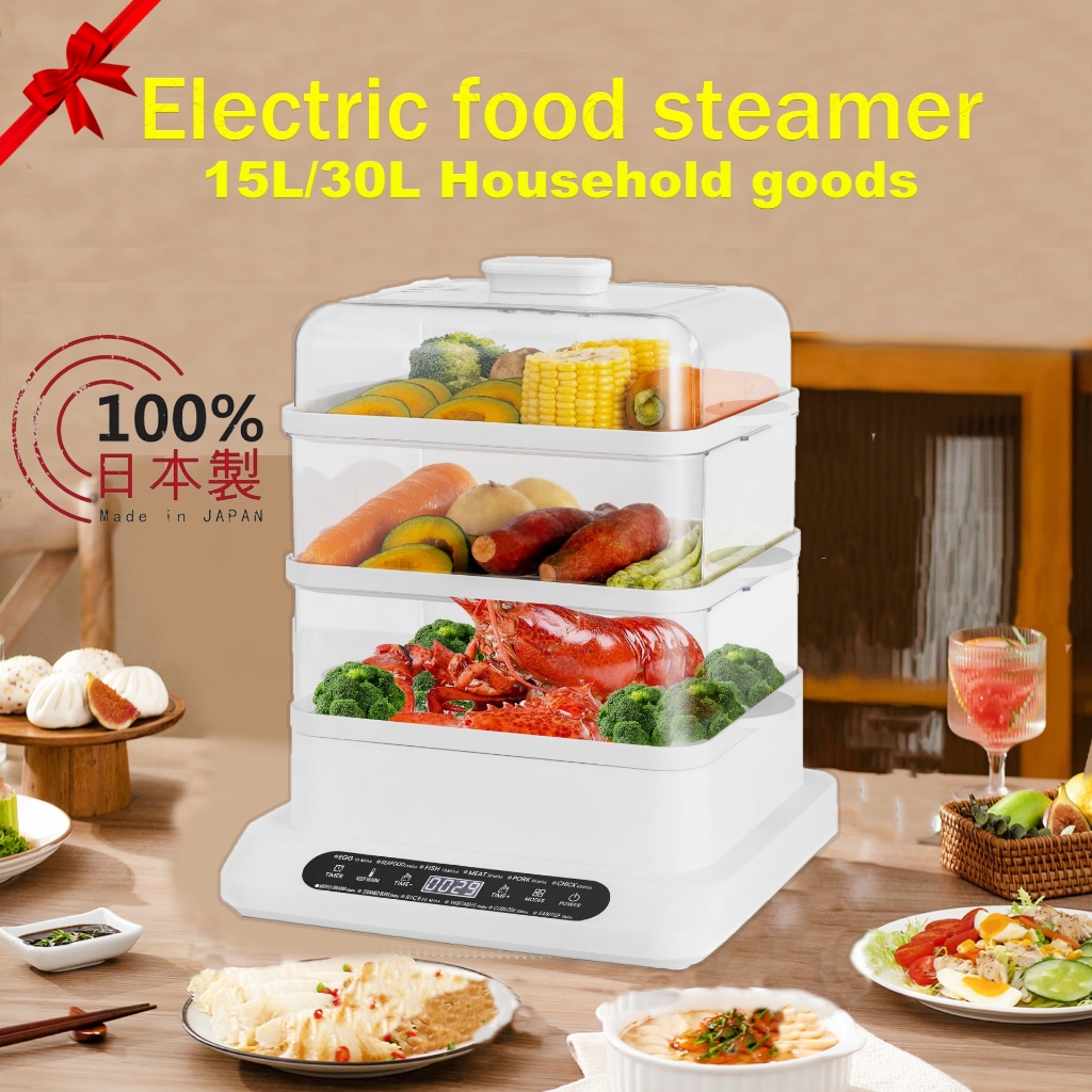 【Big Sale！】TOP Electric Steamer for Siomai Egg Business Food Steamer 3