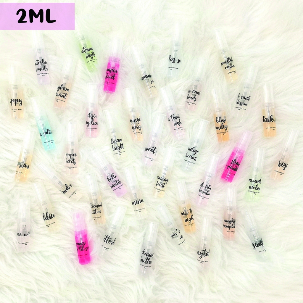 BATH AND BODY WORKS DECANT/TAKAL PERFUMES 2ml Set [40 pcs.] Shopee