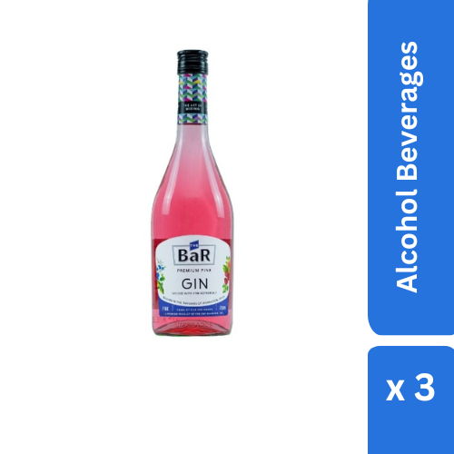 The Bar Premium Pink Gin 700ml Bundle of 3 Shopee Philippines