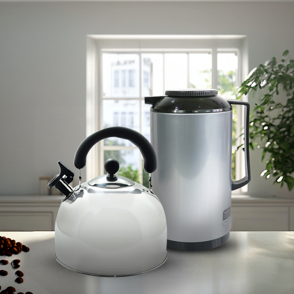 Omega Houseware Thermal Carafe with 2 liter whistling Kettle Shopee