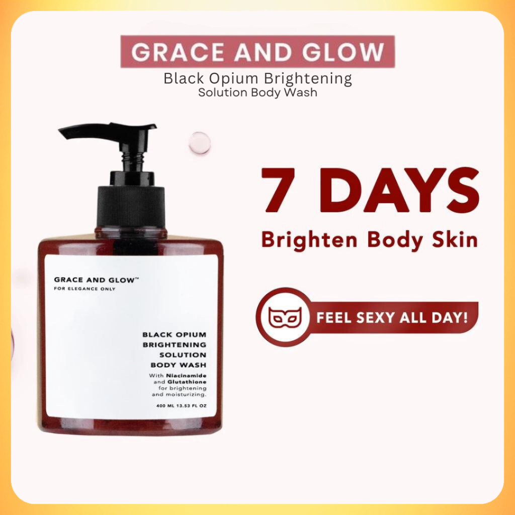 Grace And Glow Black Opium Brightening Solution Body Wash Shower Gel