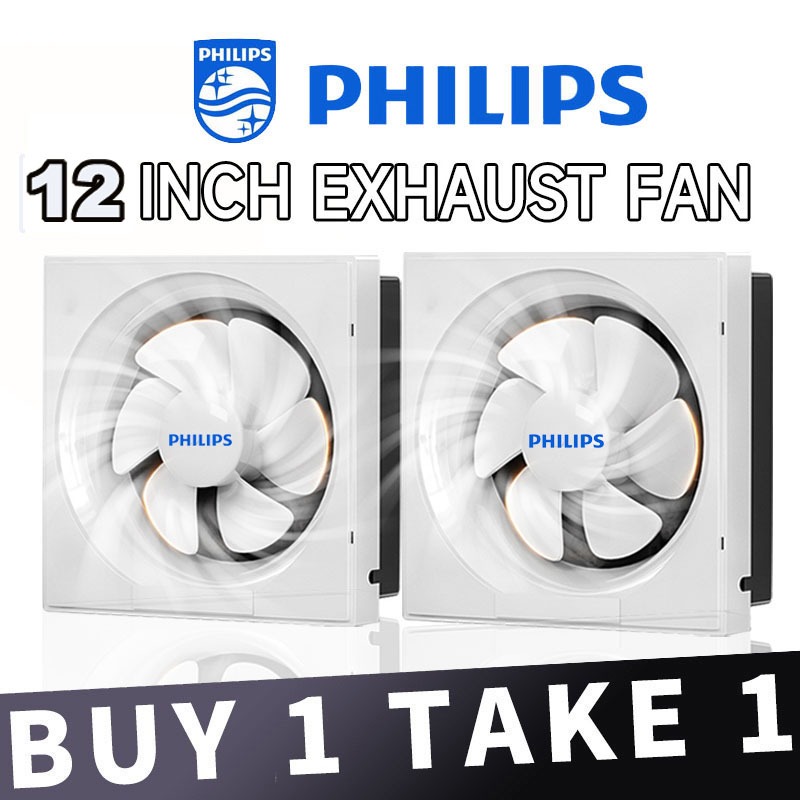 PHILIPS【BUY 1 TAKE 1】Strong Exhaust fan Ventilation kitchen bathroom