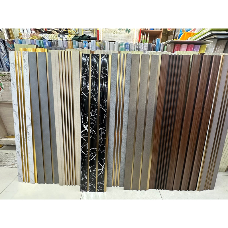 Thin PVC Wall Panels Ceiling Panel Fluted Panels For Living Room