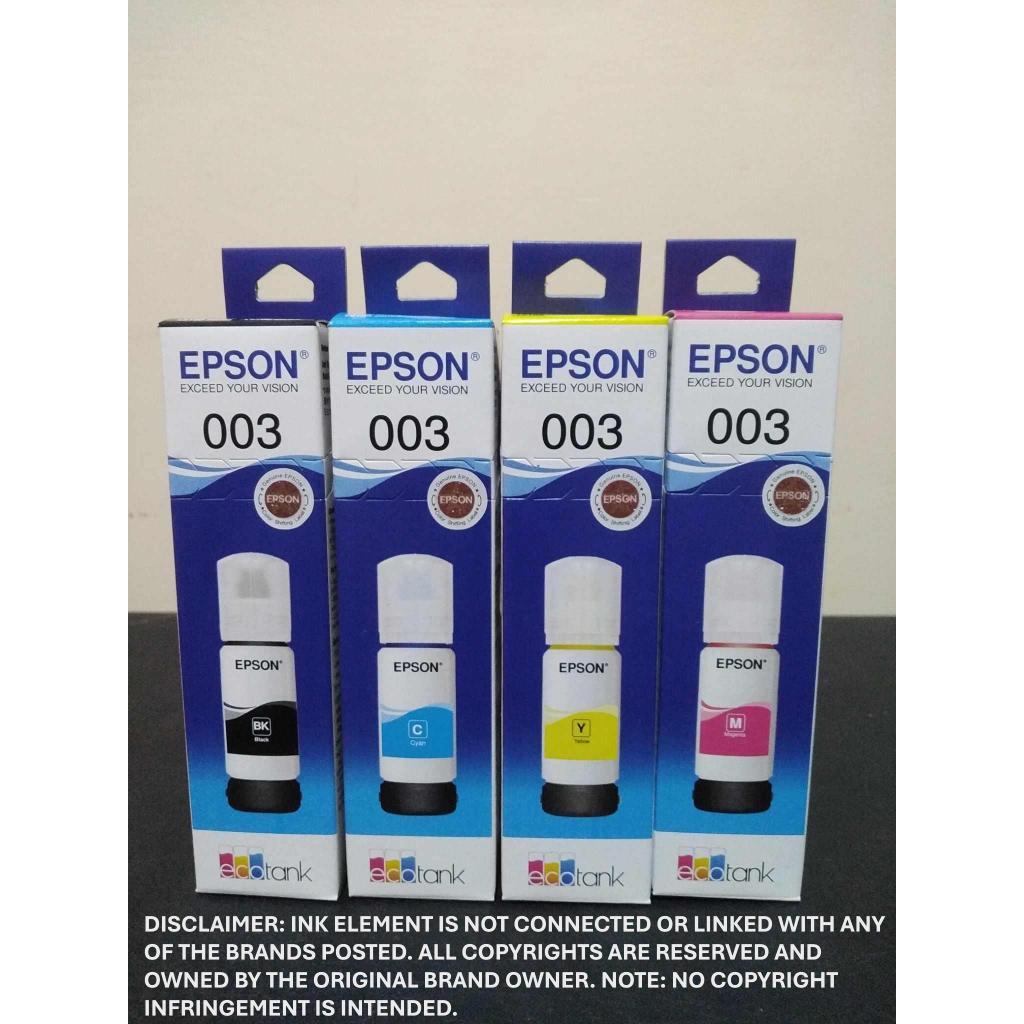 003 Compatible Printer Ink (TOP AND BOTTOM HOLOGRAM STICKER SEAL WITH