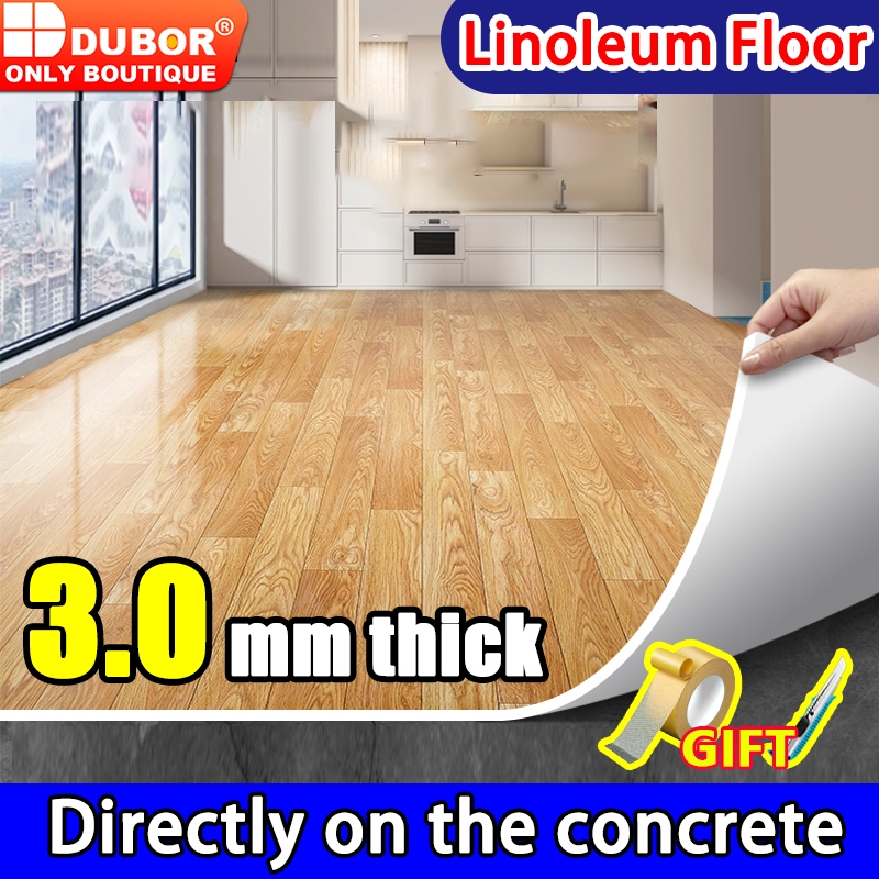【Ready to use】Vinyl Flooring floor mat linoleum rubberized linoleum