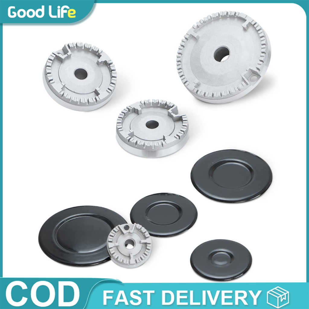 4pcs Universal Oven Hob Gas Burner Crown Gas Stove Burner Thick Iron