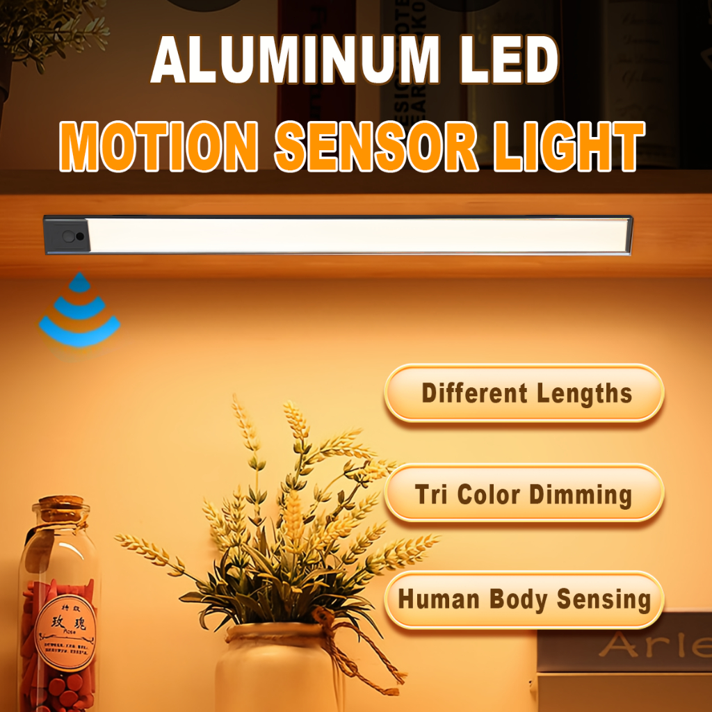 LED Motion Sensor Light Rechargeable Light Kitchen