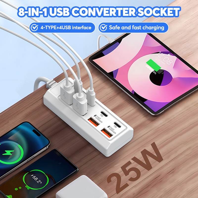 USB adapter with docking stations Laptop Multifunctional Interface 25W