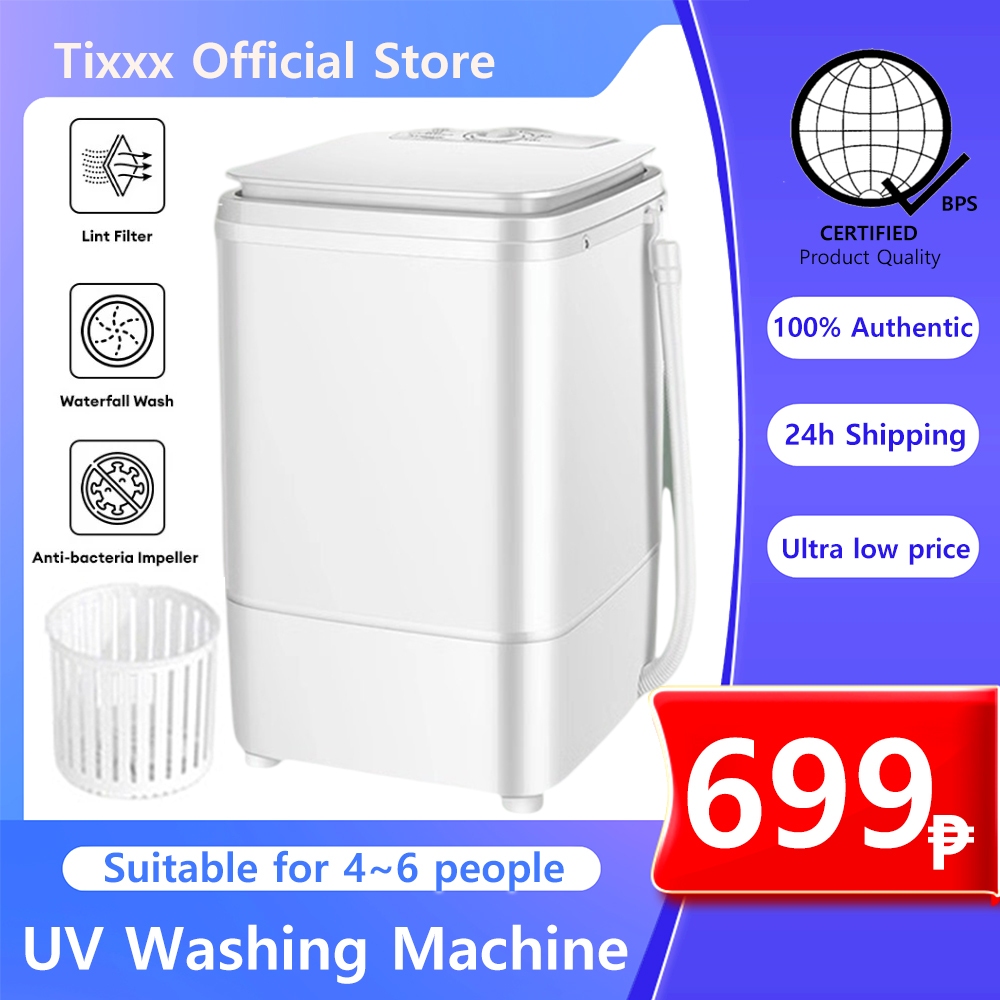 Tixxx Washing Machine Mini Portable Washing Machine Washing And