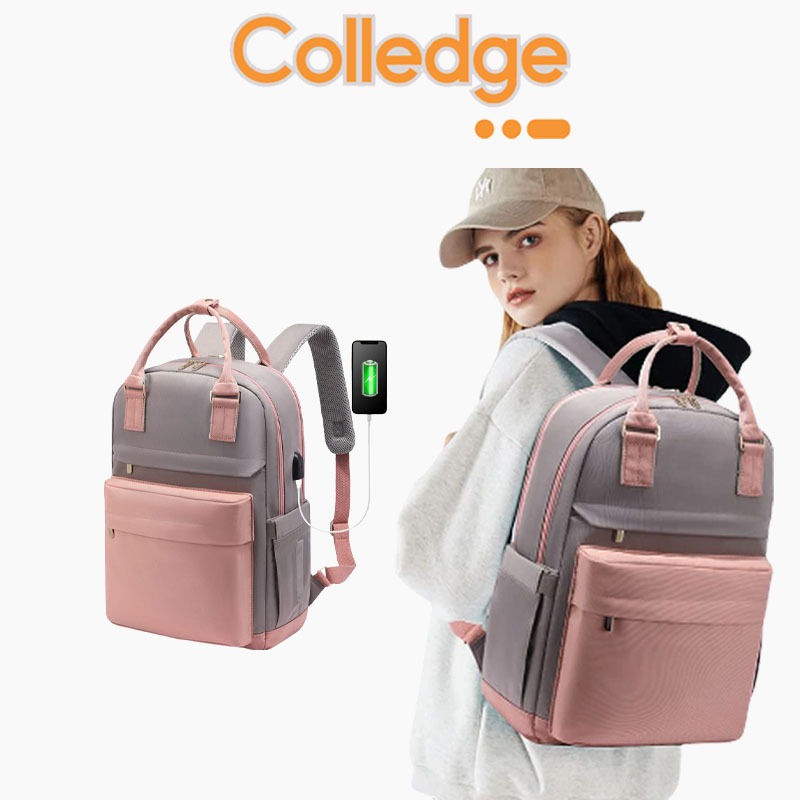 Colledge Travel Backpack Laptop Bag 15.6 inches waterproof large