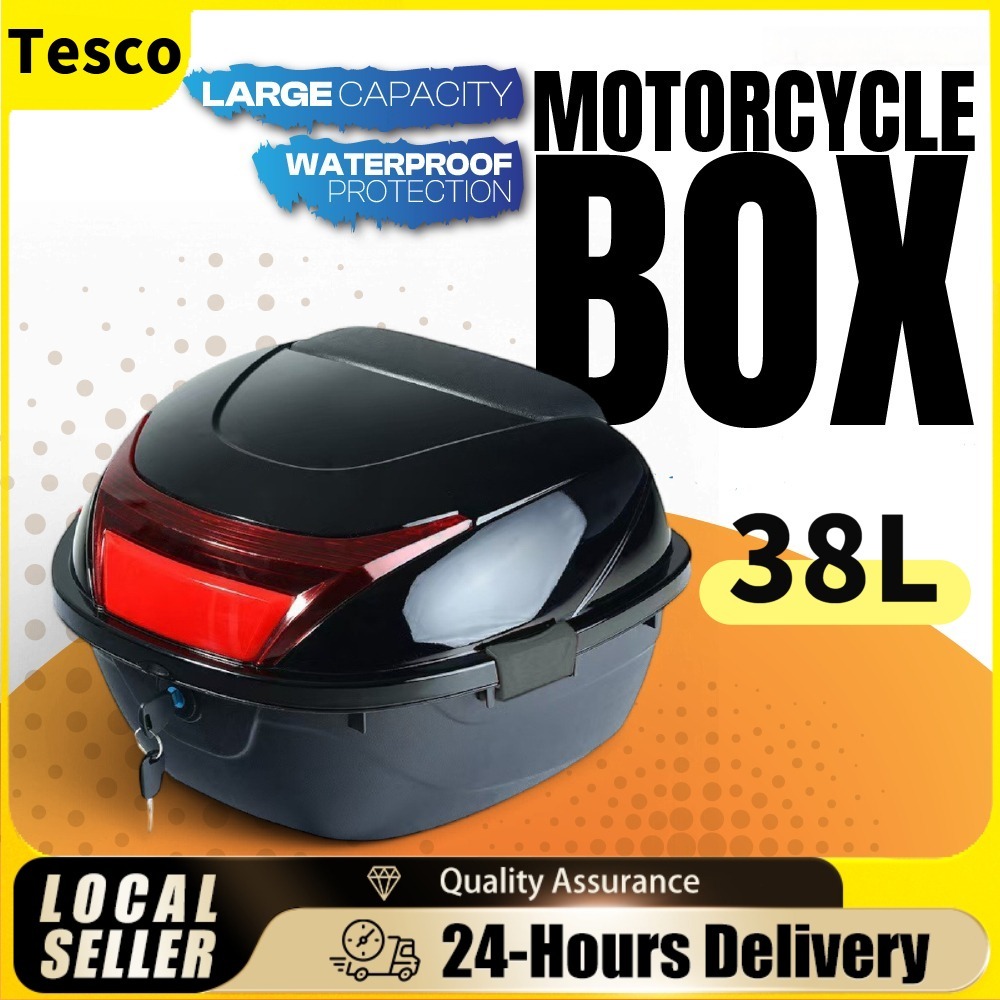 Motorcycle Box 38l Trunk Compartment General Storage