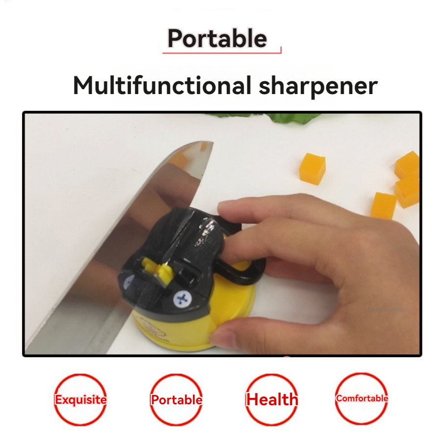Knife Sharpener Little Yellow Duck Suction Cup Knife Sharpener Kitch
