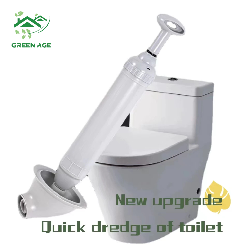 (Spot) Toilet Cleaner Drain Declogger Air Plunger High Pressure Toilet