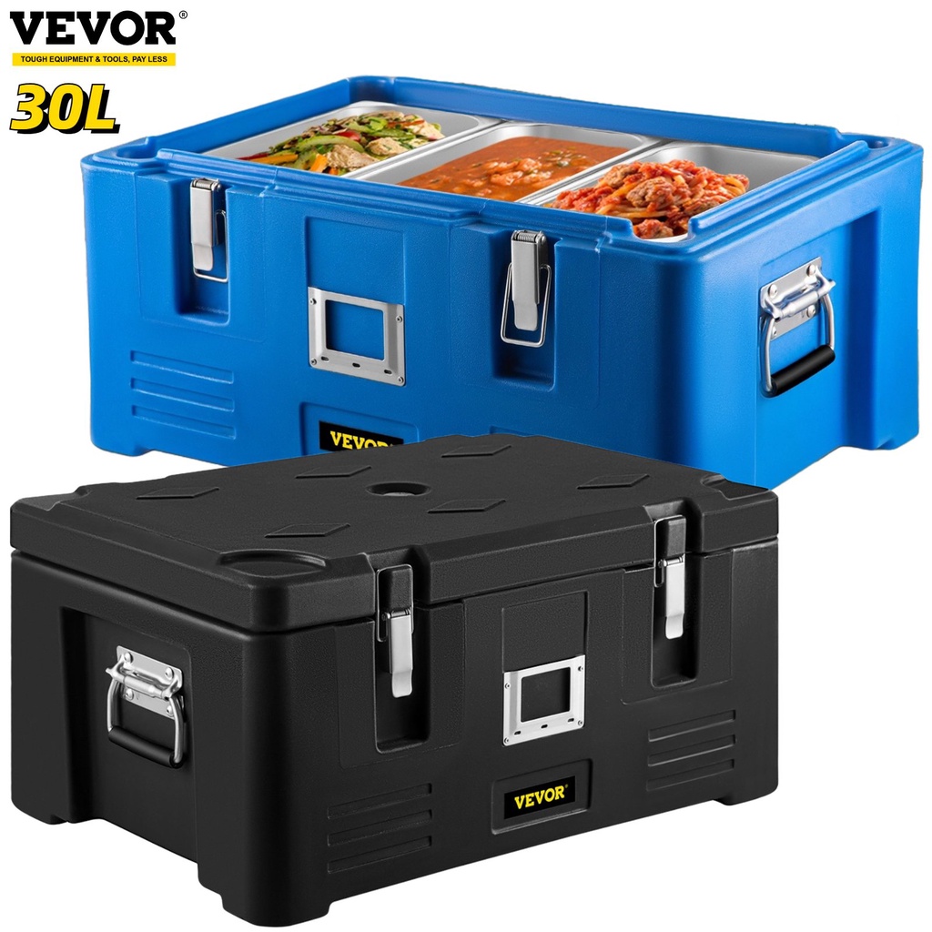 VEVOR 30L Insulated 3 Pans Food Carrier Food Delivery Container