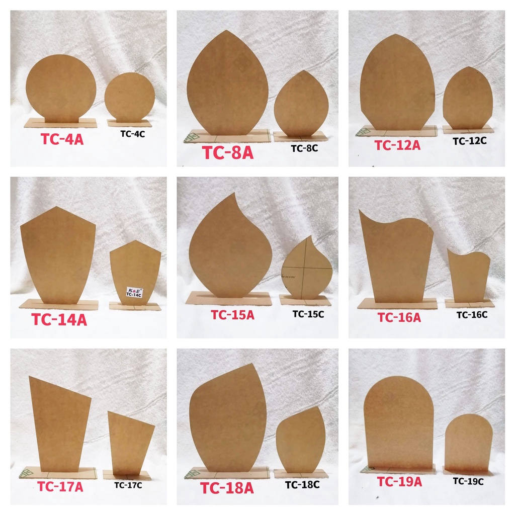 (Big) Blank Acrylic Plaque 3mmx4.5mm Size 8in to 9inch up For trophy