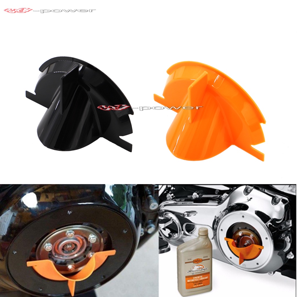 DripFree Primary Case Oil Fill Funnel For Harley Touring Dyna Softail