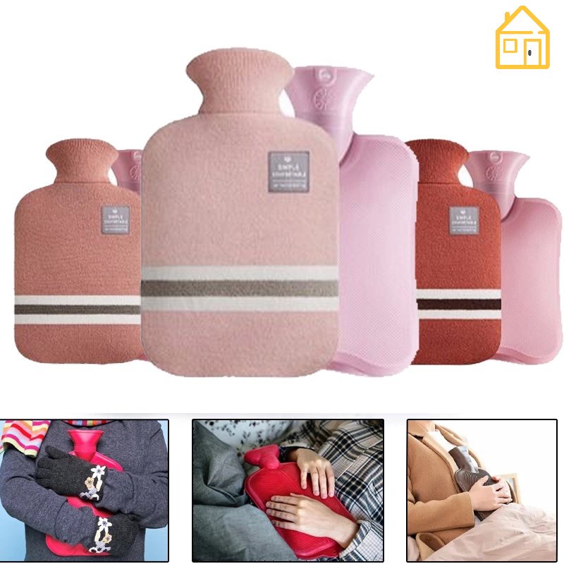 2000ML Hand Po Warm Water Bottle Thick Hot Water Bottles/ Portable