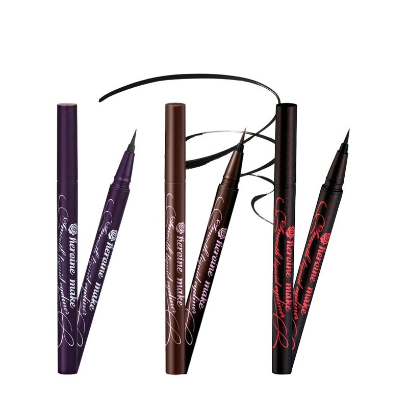 Kiss Me Heroine Make Smooth Liquid Eyeliner (01 black 02 Bitter Brown
