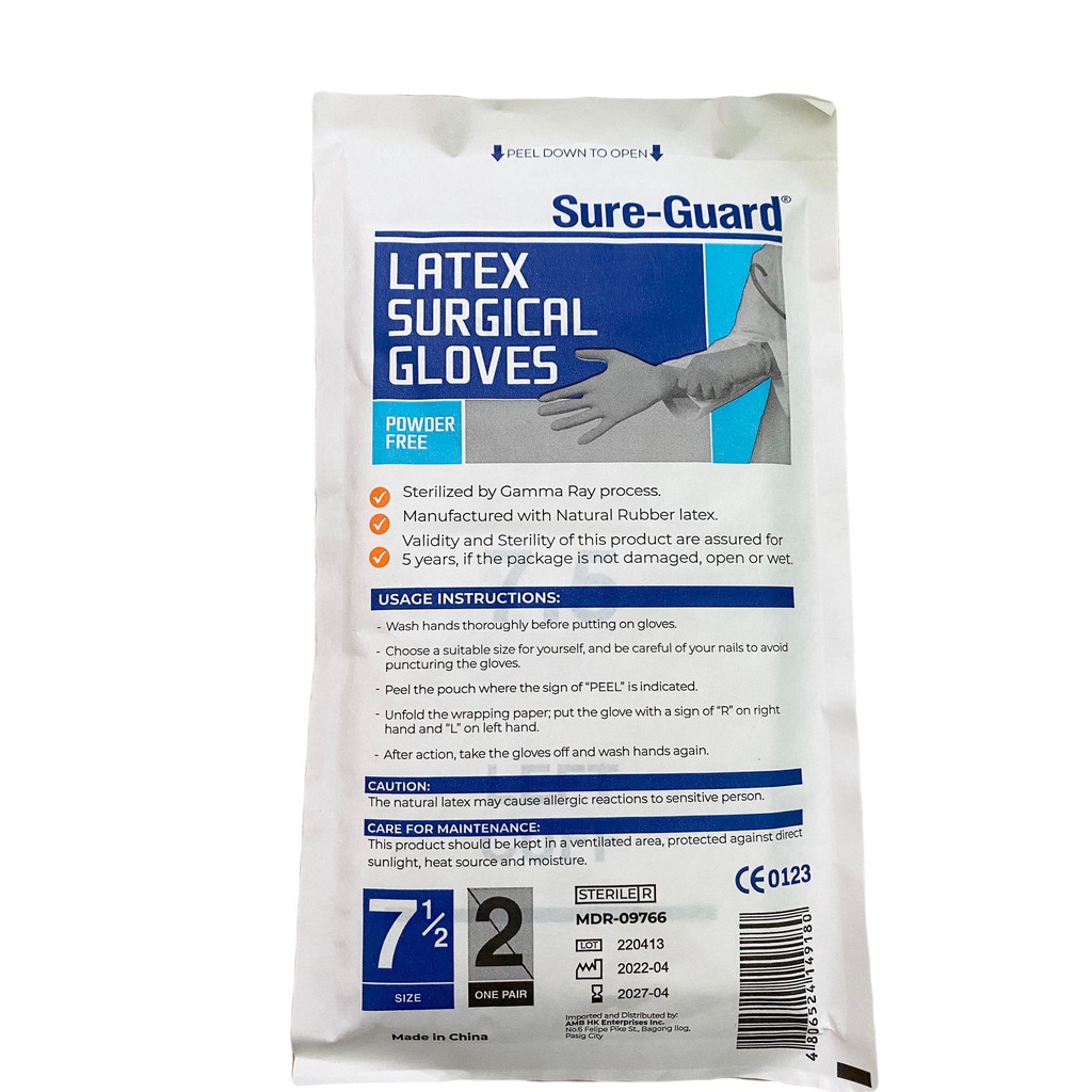 Sterile Latex Surgical Gloves Shopee Philippines