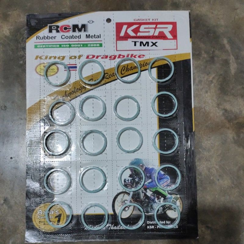 EXHAUST PIPE GASKET KSR for MIO/XRM/RS100(per piece po price) Shopee