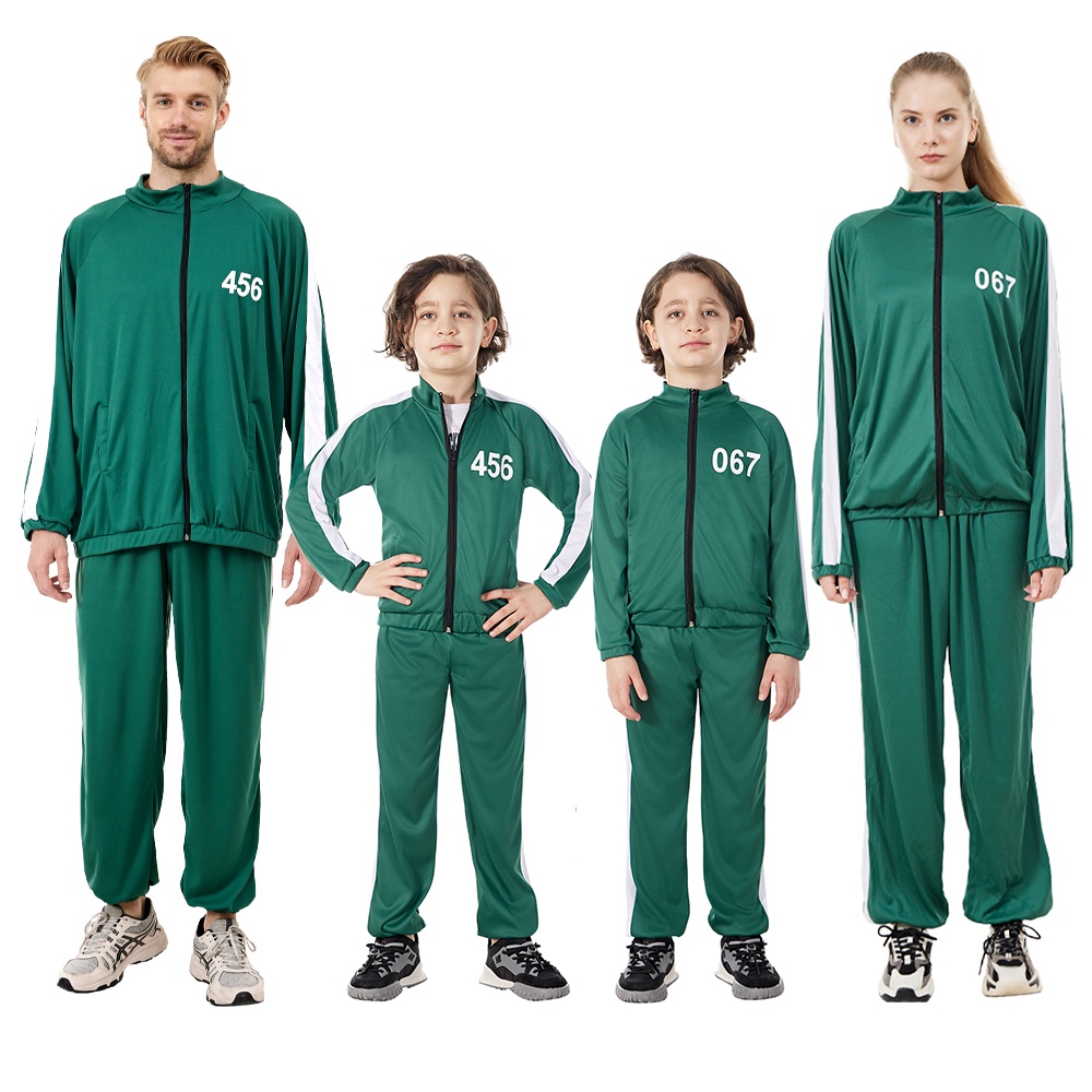 COD Adult Squid Game Costume Family Parentchild Squid Game NO.456 067
