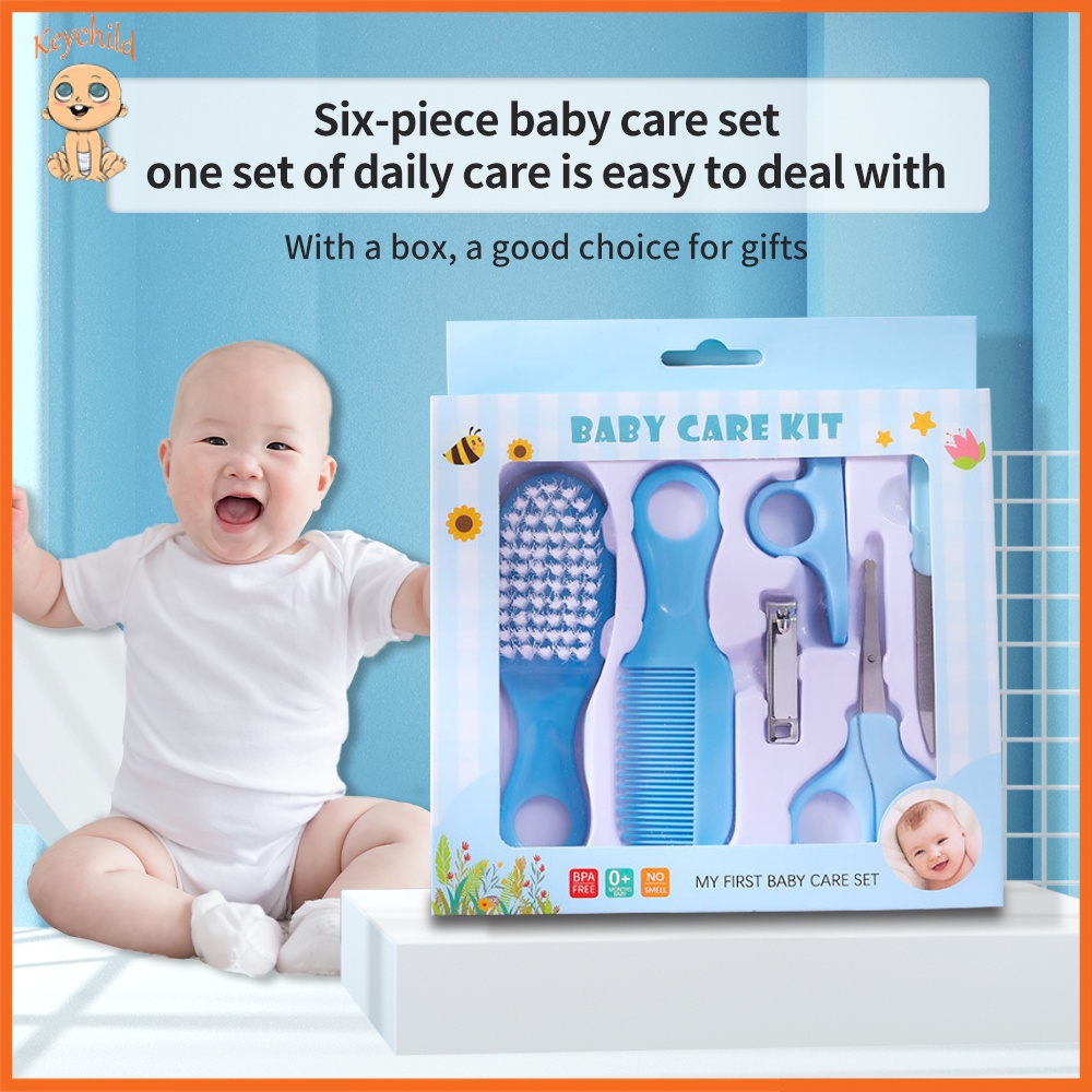 Keychild Baby Nail Trimmer Grooming Kit Portable Newborn Baby Nail