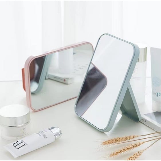 Skincare Mirror STANDING Folding Square Makeup Mirror Shopee Philippines