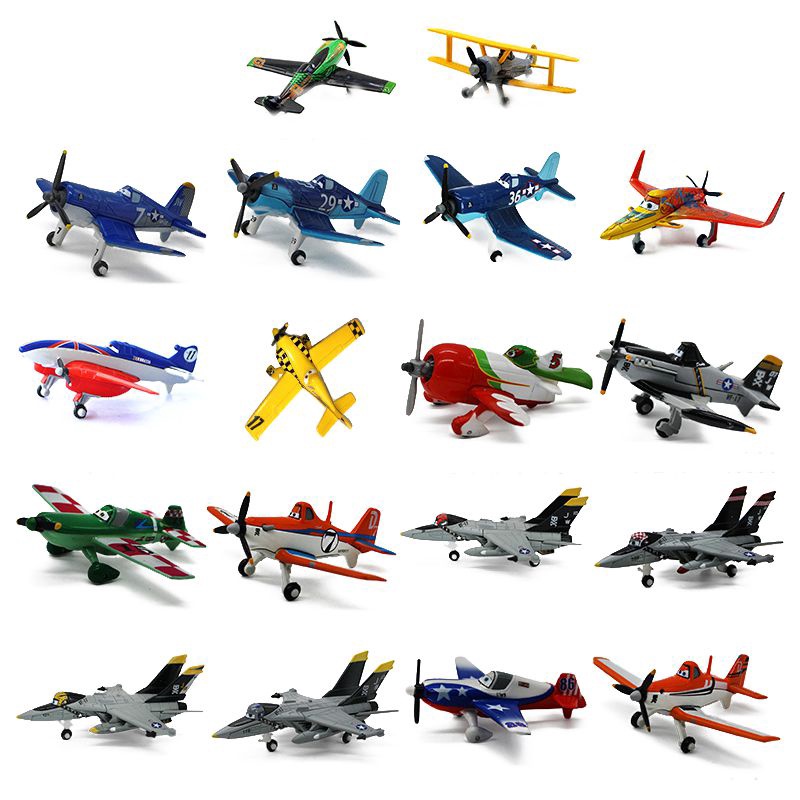 Disney Pixar Planes Classic Cartoon Metal Diecast Toy Plane Model For