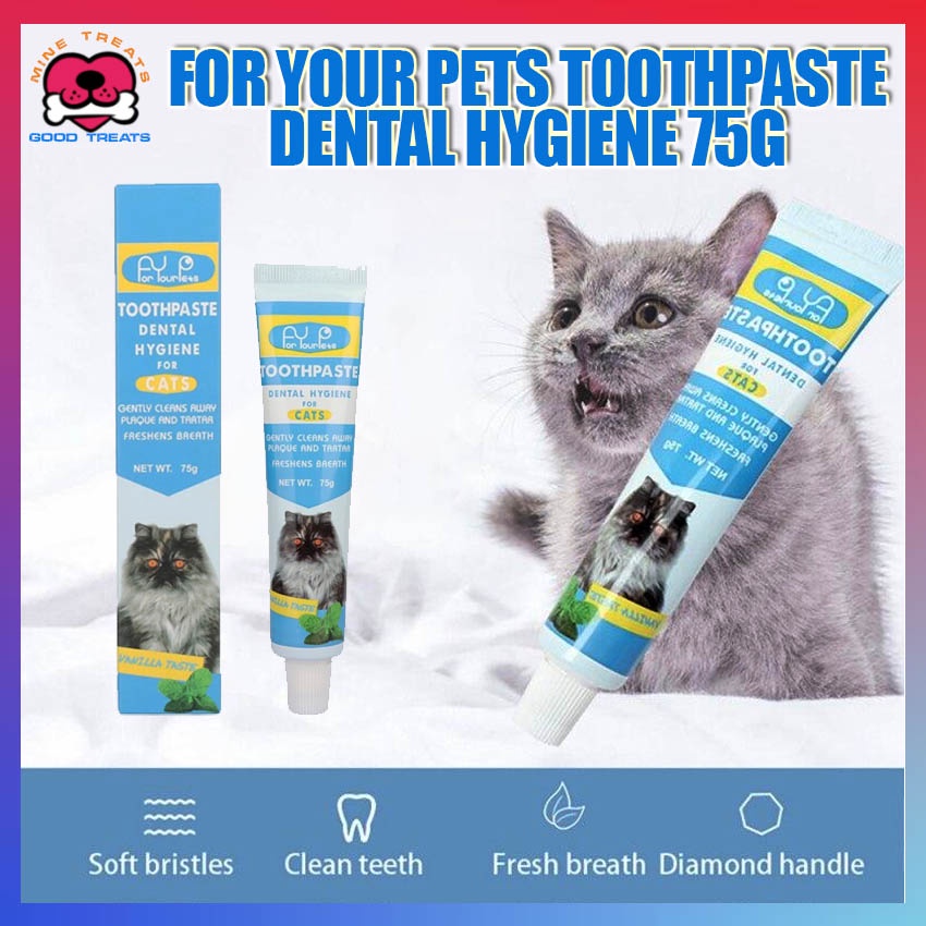 Cat Toothpaste Dental Hygiene For Your Pets Cat Toothpaste 75g (Vanilla