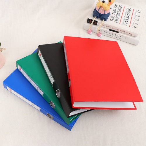 Arch Folder 2 Ring A4 Pole Folder Expanding Ring Binder Folder File Storage Thick Durable PVC