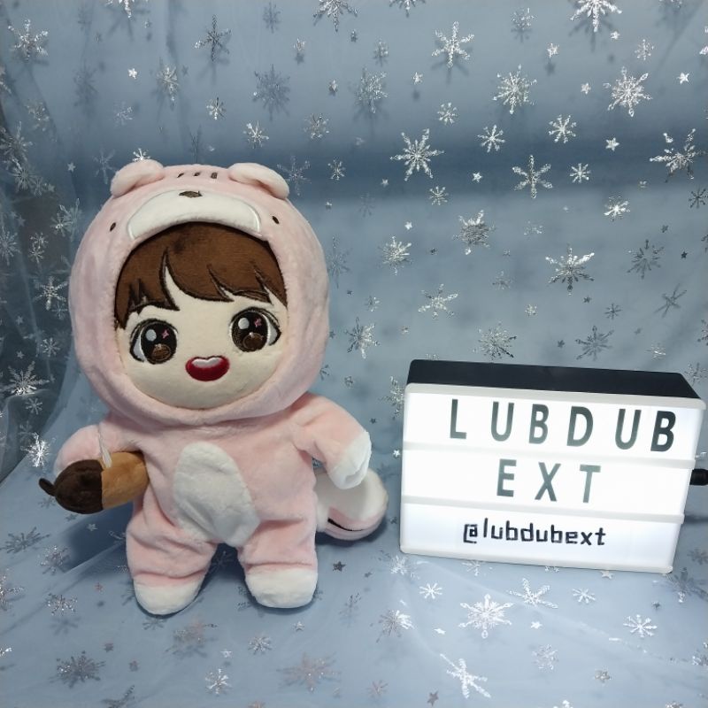 KPOP Doll 20cm — BTS JHope Bangtan Boys Jung Hoseok — Pink Squirrel