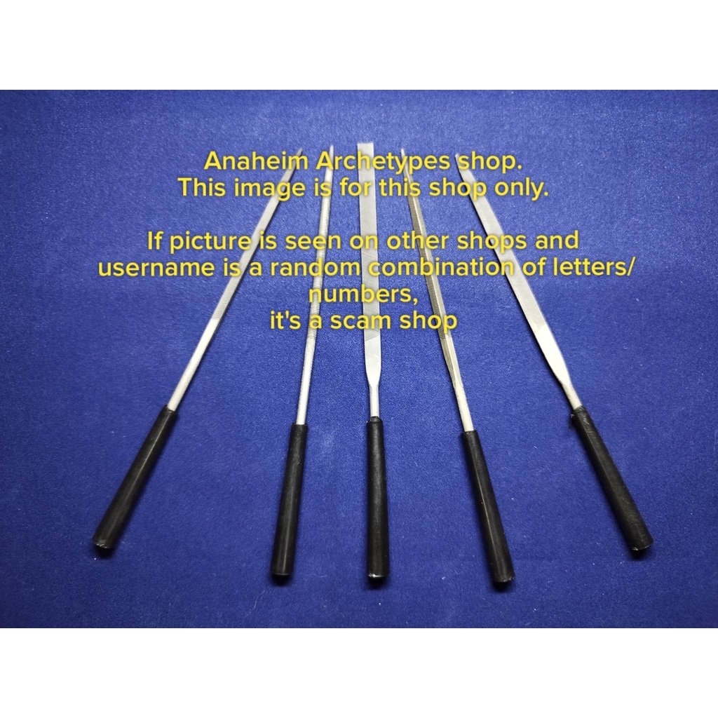 5 pcs. Needle File Set for use with scale model kits Shopee Philippines