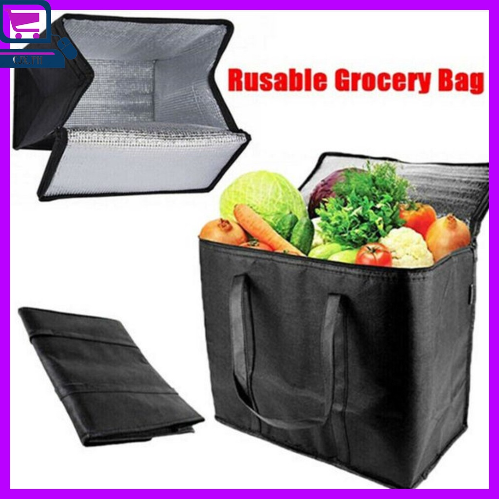 CJX.PH New Extra Large Insulated Catering Bag Thermal Take Away Home Deliveries Food Bags