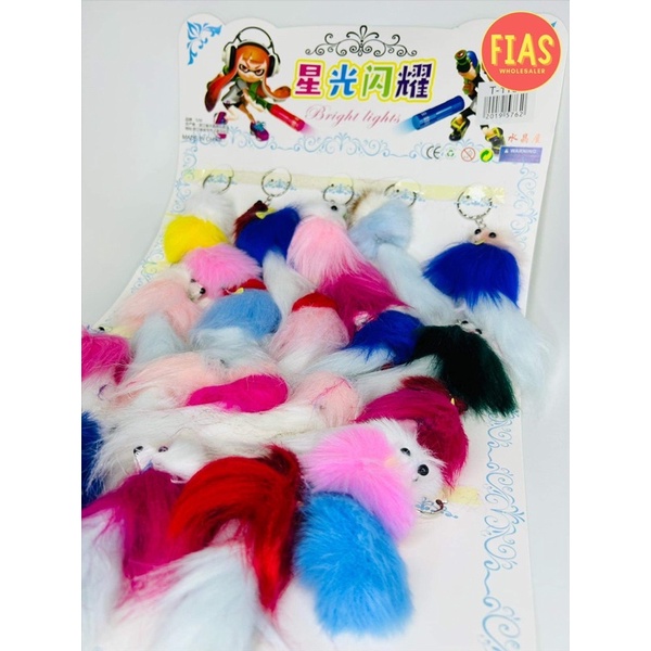 20 Pieces Hamster Feather Keychain / Paninda / Lootbag Filler Shopee