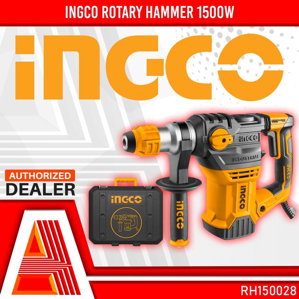 INGCO RH150028 ROTARY HAMMER 1500W Shopee Philippines