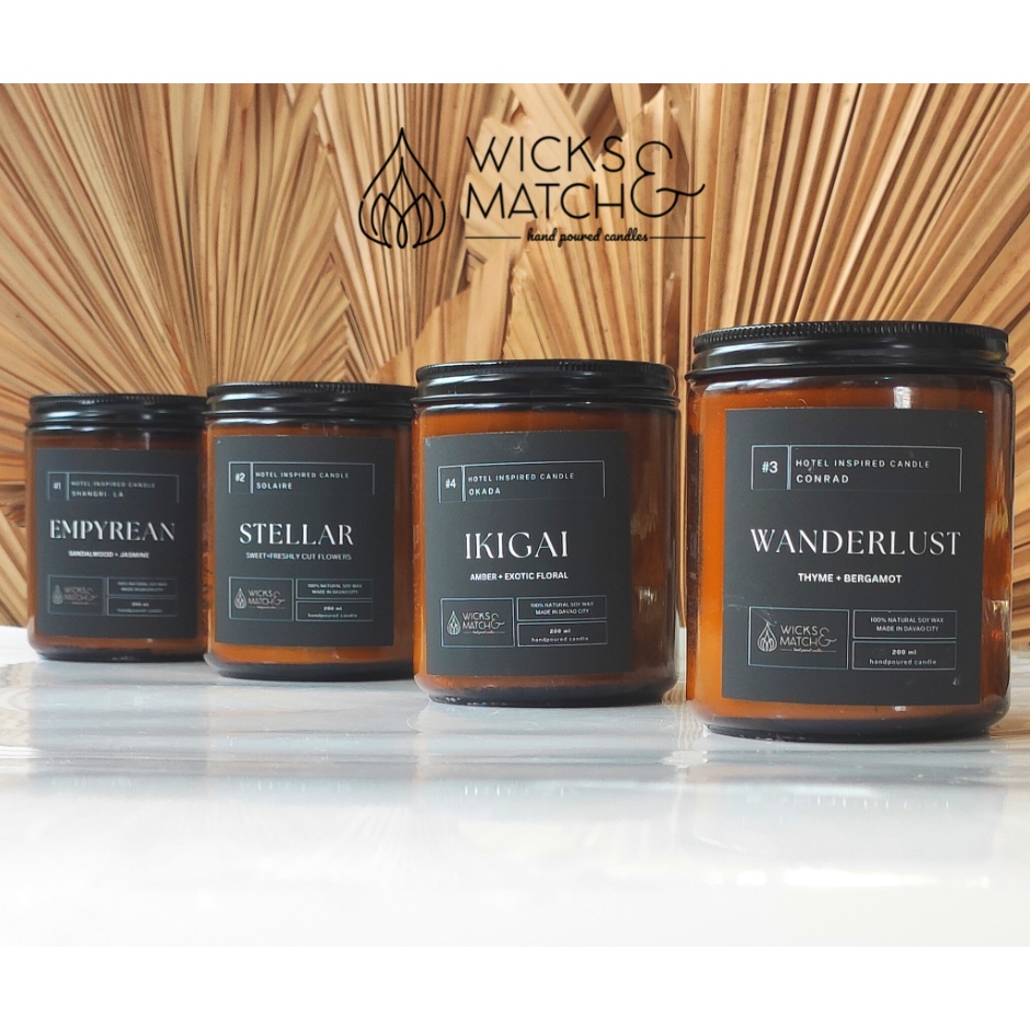 HOTEL INSPIRED SCENTED CANDLES/CANDLE WARMER/SOYCANDLES/SHANGRILA