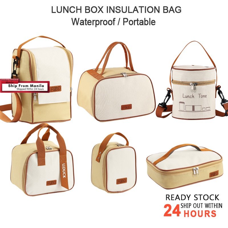Thermal Insulated Lunch Box Insulated Lunch Bag For Adult thermal box pack bag korean/ins style