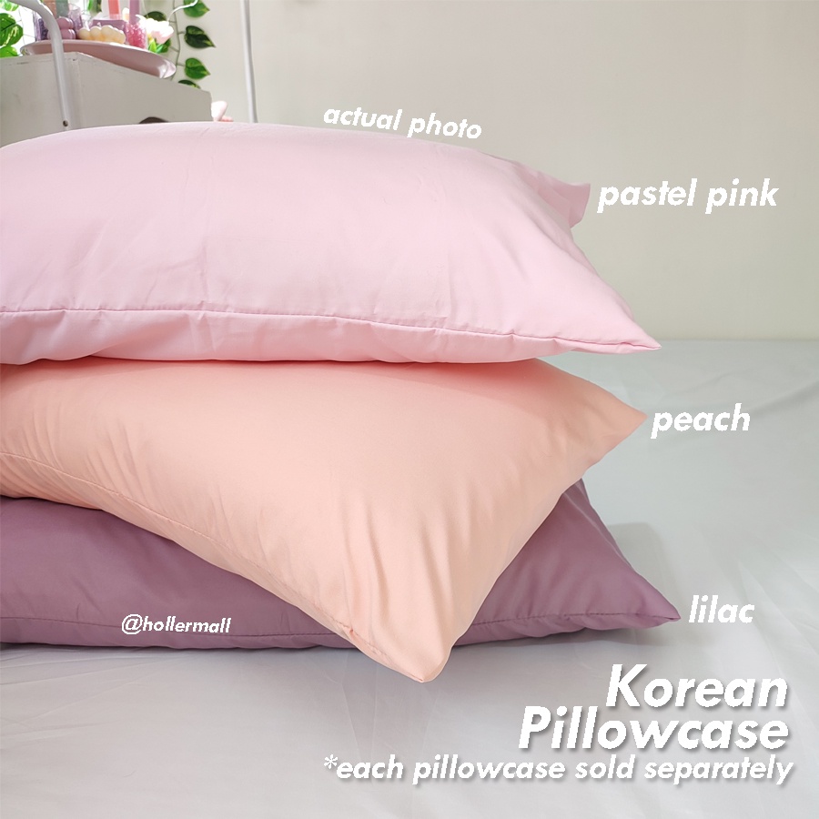 HOLLERMALL Korean Cotton Pillow Case Hotel Quality US higher than