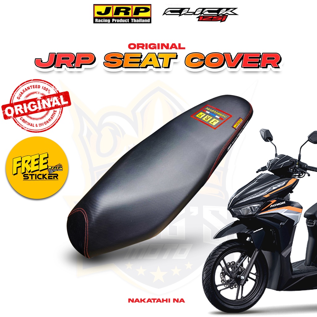 HONDA CLICK 125i Motorcycle Thai Seat Cover/ JRP Seat Cover JRP Logo