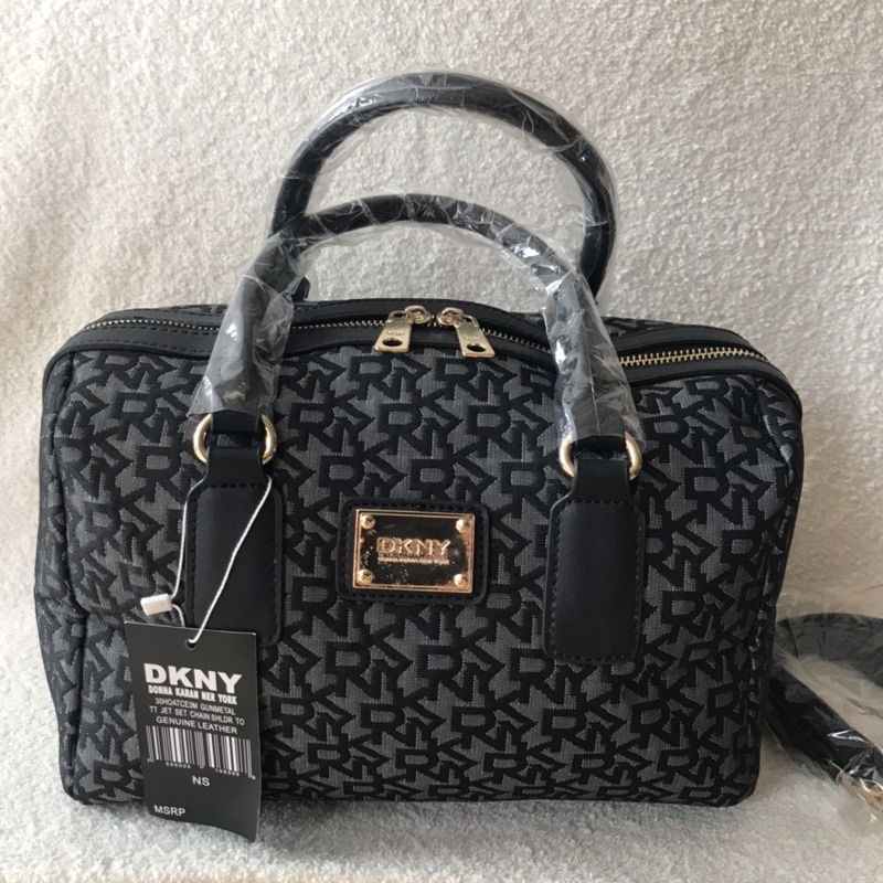 DKNY Doctors Bag Cloth Black Shopee Philippines
