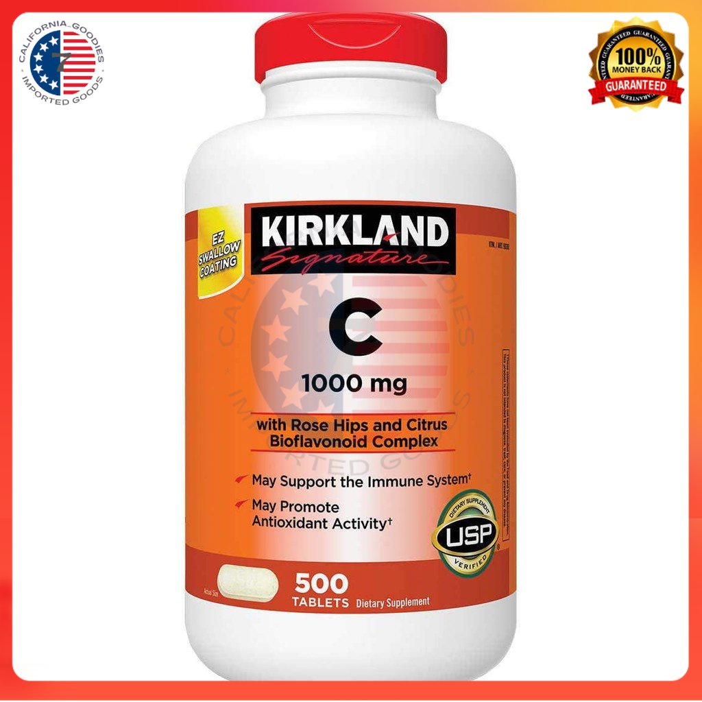 Kirkland Vitamin C 1000 mg with Rose Hips & Citrus Bioflavonoid Complex