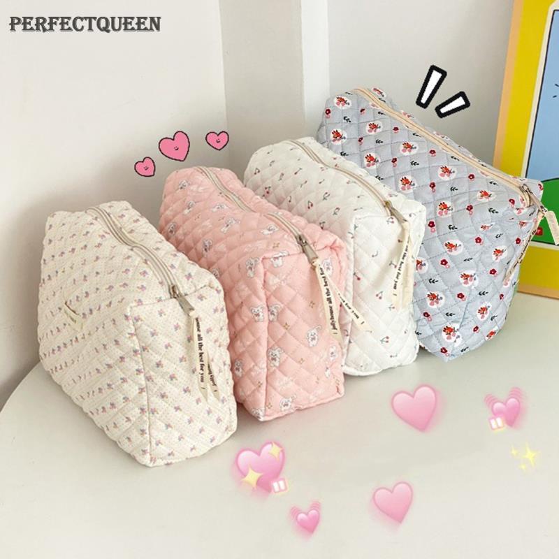 Makeup Bag Large Quilted Makeup Bag Cosmetic Bag Travel Bags For Women