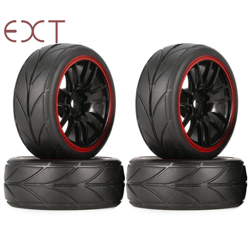 1/10 RC Racing Car Tires on Road Touring Drift Car Tyre Wheel